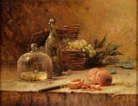Fruit still life cheese