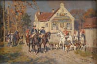 Riders with Hounds