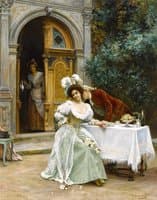 A garden flirtation