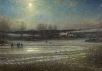 A Frosty Night: The Frozen Mill Pond