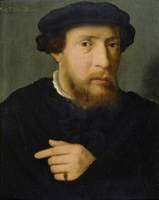 Portrait of a Man in Black with an Emerald Ring