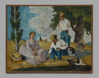 Picnic on a Riverbank