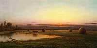 Sunset on the Rowley Marshes