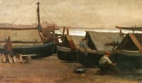 Men at Boat Dock