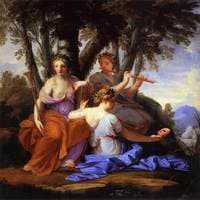 The Muses Clio, Euterpe and Thalia