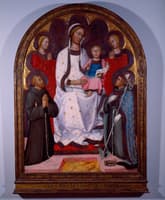 Madonna and Child with Two Angels, St Francis and St Louis of Toulouse