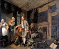 A Rake's Progress: 1.  The Rake Taking Possession of His Estate