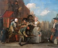 A Rake's Progress: 4.  The Rake Arrested, Going to Court