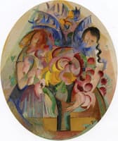 Girl with Bouquet