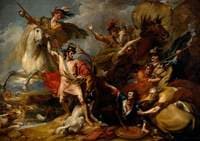Alexander III of Scotland Rescued from the Fury of a Stag by the Intrepidity of Colonel Fitzgerald