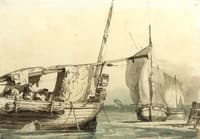 Shipping off the coast, near Dover