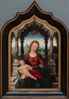 Virgin and Child:  Central panel of triptych
