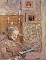 Madame Vuillard with Wallpaper