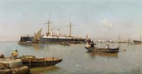 View of the Port of Málaga
