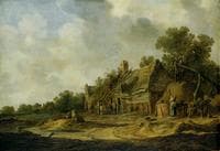 Peasant Cottages next to a Well