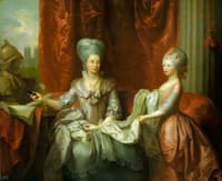 Queen Charlotte (1744-1818) with Charlotte, Princess Royal (1766-1828)