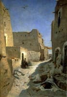 In the rue Bab-el-Ghabi at Laghouat