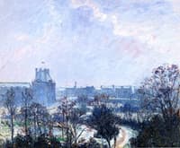 Garden of the Louvre: Snow Effect