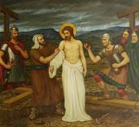 Jesus is Stripped of His Raiment