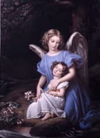 Guardian angel at the brook