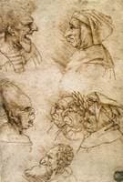 Seven caricatures