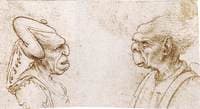 Two Grotesque Heads