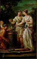 Two Young Greek Girls Swearing to never Love