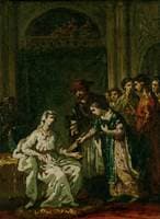 St Louis Giving Regency to Blanche of Castille