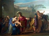 Hector taking Leave of Andromache