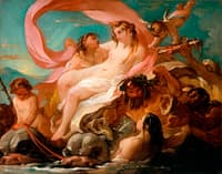 Venus Emerging from the Sea (study)
