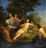 Nature Receiving Gifts from the Four Elements