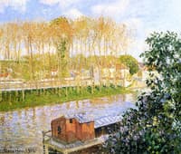 Setting Sun at Moret