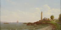 Lighthouse at the entrance of Thames River