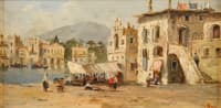 Italian lakeside town