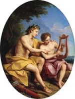 Apollo Teaching Hyacinth to Play Lyra