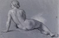 Naked Yoman Seen from the Back
