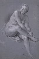Nymph Washing her Foot