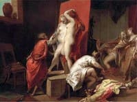 An artist in his Studio