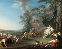 Diana and her Nymphs with a Captured Satyr