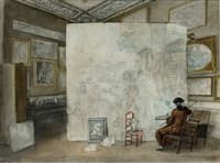 The Artist in his Studio