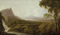 Italianate Landscape with Waterfall