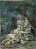 The Baptism of Clorinda by Tancred