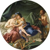 Mars and Venus Surprised by Vulcan