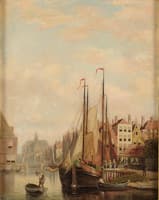 Dutch city view