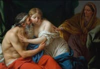Sarah Presenting Agar to Abraham
