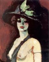 Woman in a Large Hat