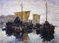 Boats in Veliky Novgorod