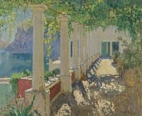 A Sunlit Terrace, Capri