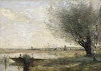 Fishermen Moored at a Bank