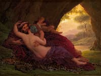 Anacreon with his Mistress and Cupid